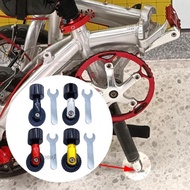[Kesoto1] Folding Bike Seatpost Easy Wheel 360 Rotation EZ Wheel Roller Easywheel