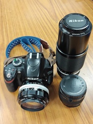 Nikon D3100 + 50mm F1.2 + 80-200mm 4.5 + 2x增距鏡