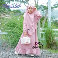 BUSANA MUSLIM SETELAN ANAK!!! Malano Style - French Khimar Najwa Set