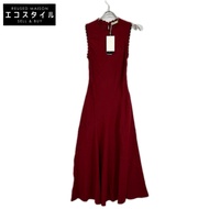 Ulla Johnson 1695847 ชุดเดรสแขนกุดผ้าวิสโคส สีแดง ไซส์ 0【สินค้ามือสอง】