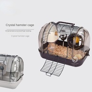 Hamster Cage Pudding Dwarf Djungarian Hamster Villa Rat's Nest Transparent Basic Viewing Cage Hamster Supplies