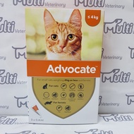 ADVOCATE CAT ING4kg CAT Flea Medication Tick & Flea ECER 1 PIPET