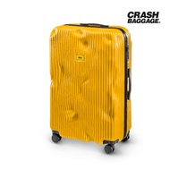 CRASH BAGGAGE กระเป๋าเดินทาง รุ่น STRIPE สีเหลือง ขนาด 31.1"