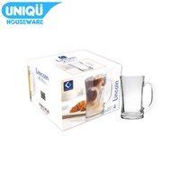 UNIQU Kimglass Lincolin Glass Cups, Pack of 4 – Elegant Multipurpose Drinking Cups