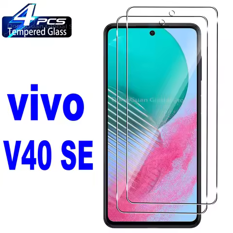 2/3/4Pcs Tempered Glass For vivo V40 SE 5G Screen Protector Glass Film