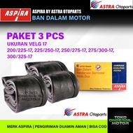 PACKAGE 3 PCS ASPIRA INNER TYRE Ring 17 200/225-17 225/250-17 250/275-17 275/300-17 300/325-17 ORIGI