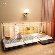 Rabbit Cage Pygmy Rabbit Minipet Large Automatic Manure Cleaning Indoor Transparent Viewing Villa Rabbit Nest House