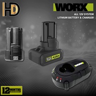 WORX 12V Battery & Charger / WORX Batteries & Charger / WORX 2.0AH / WORX 4.0AH / WORX Charger