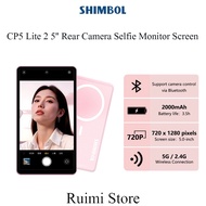 SHIMBOL CP5 Lite 2: 5'' Rear Camera Selfie Monitor Screen, 720p HD for Vloggers