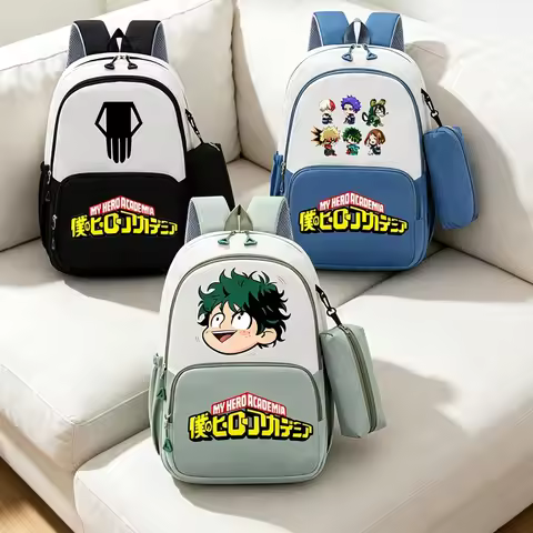My Hero Academia Student Backpack Bakugo Katsuki Print Casual Travel Bag boy Men Rucksack Fashion Ou