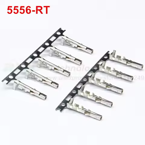 100pcs/lot Copper Crimp Terminal 5556-RT 5558-PT For Connector 5557-R 5559-P,5556 5558 metal pin for