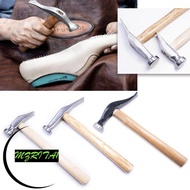 MARITA1 Nail Hammer, Handmade Knocking Percussion Hammer, High-quality Shoe Repair All-steel+Wood Sh