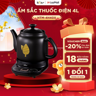 Ấm Sắc Thuốc Bear 4.0L Ấm Sắc Thuốc Bằng Điện Gốm Sứ Chịu Nhiệt Bình Đun Nước Pha Trà Ấm Sắc Thuốc Đ