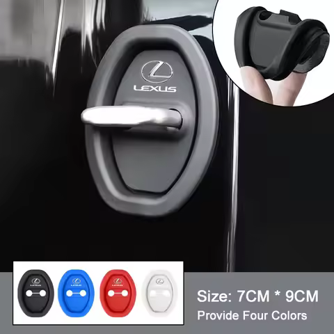 7x9cm Silicone Gel Car Door Lock Cover for Lexus ES300 RX330 RX300 GS300 IS250 IS200 CT200h IS300 NX