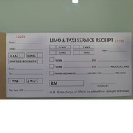 Taxi Receipt /Teksi Resit / MYTAXI / LIMO