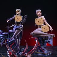 DT Fate Black Saber รูปปั้น Artoleya King Arthur Ideal Land รูปปั้นตัวละครอนิเมะ อุปกรณ์เสริมสำหรับผ