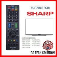 Replacement Sharp LED TV Remote Control Gb291wjsa Gb225wjsa Ga276wjsa Gb217wjsa Gb215wjsa Gb217wjsa
