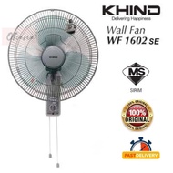 KHIND WF1602 SE WALL FAN 16” / KH KIPAS DINDING 16INCH 1602SE ( 3 YEARS WARRANTY)
