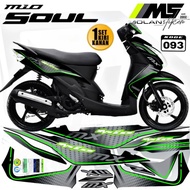 Decal Sticker Striping Variations Mio Soul Karbu 2006-2012 - Mio Soul 115 - Mio Soul Old/Old - Mio S