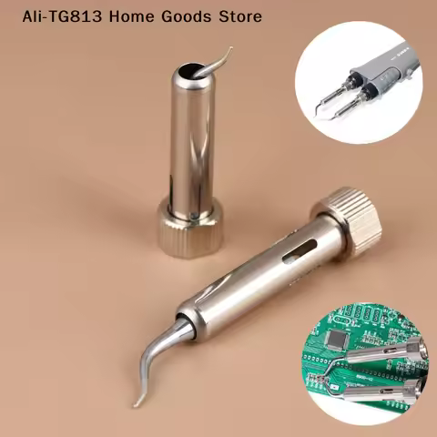 [TG813]1Pair 938D Portable Hot Tweezers Mini Soldering Station Solder Tips For BGA SMD Repairing Acc