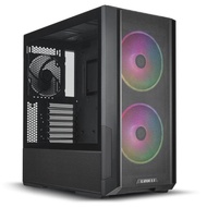 LIAN LI LANCOOL 216 RGB BLACK / WHITE Mid Tower T.G PC Case With 2x160mm ARGB Fan Pre-Installed