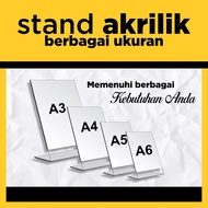 Acrylic STAND, Acrylic Advertising Board, Table Number, QR CODE STAND, ETC.