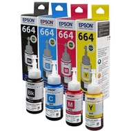 Epson T664 (Genuine) Ink Black/Cyan/Magenta/Yellow