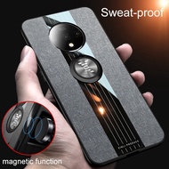 Case OnePlus 7T Pro OnePlus 7 Pro OnePlus 6 OnePlus 6T Stitching Cloth Pattern Magnetic Ring Case Cover