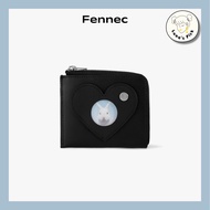 Fennec My Zipper Pocket Wallet(Black) Card Holder, Card Wallet, Mini Wallet