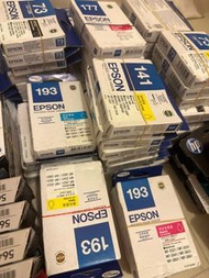 EPSON 原廠打印墨  193 / 141 / 177