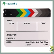 TAMAKO Director Film Clapboard, Colorful Decoration Clapperboard, Creative Large Panel Photography P
