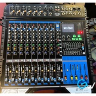 1400W 8-CHANNEL BDS PRO SOUND STAGE AUDIO POWER MIXER C/W PORTABLE CASE, BLUETOOTH &amp; USB MODE