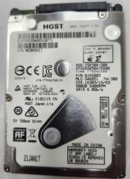 二手測試警告 C4,C5 黃標 HGST Z5K500-500 2.5吋硬碟