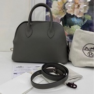 請先確認有貨再拍🩷 Hermes 愛馬仕 bolide25 保齡球25 積雨雲銀 扣 Z刻 有單