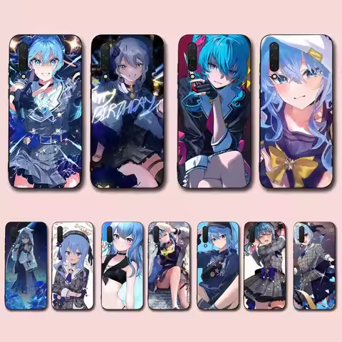 Hoshimachi Suisei Anime Phone Case for Xiaomi mi 5 6 8 9 10 lite pro SE Mix 2s 3 F1 Max2 3