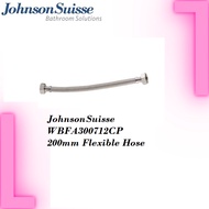 Johnson Suisse WBFA300712CP Stainless Steel Reinforced Flexible Hose, 200mm