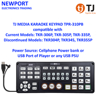 TJ Media Karaoke Keypad TPR-310PB Compatible with TJ Media TKR-306P, TKR-305P, TKR-335P, TKR-304P, T