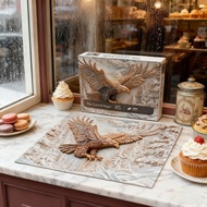 deveodo Puzzle Challenge Game Jigsaw Puzzle Toy 1000pcs Eagle Jigsaw Puzzle Educational Wildlife Art