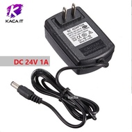 DC 24V 1A AC to 5.5x2.5mm Suitable For 1 Piece Of Standard Cctv Camera System