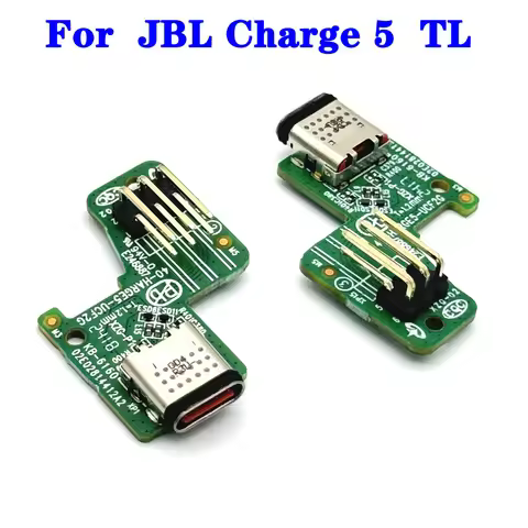 For JBL CHARGE5 Micro USB Power Supply Board Connector For JBL Charge 5 TL Bluetooth Speaker Type c 