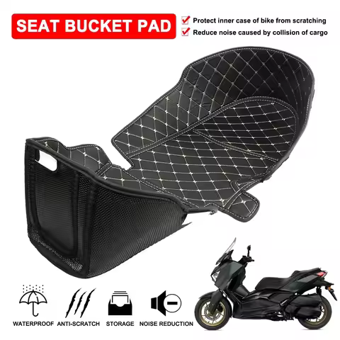 Motorcycle Seat Bucket Pad Storage Box Liner For YAMAHA XMAX300 XMAX400 XMAX250 XMAX125 Luggage Trun