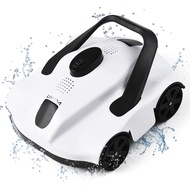 Automatic Robotic Pool Cleaner Cordless Robotic Pool Vacuum for In Ground Flat Pools