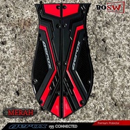 Karpet Motor Aerox 155 Connected Bahan Karet Aksesoris Alas Kaki Aerox