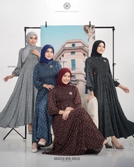 Agsezia Midi Dress by Nadheera Luxury