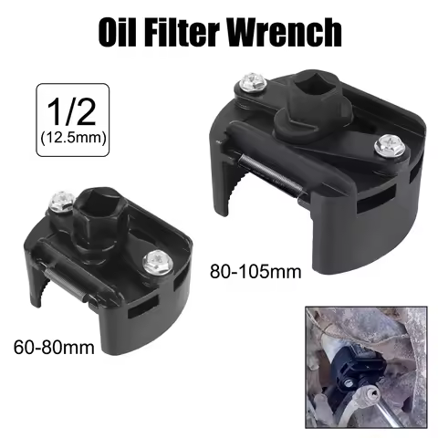 60-105mm Adjustable Steel Spanner For Car Oil Filter Wrench Fuel Filter Cast Removal Repair Tool Tru