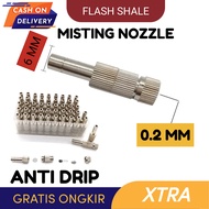 Nozzle misting 0.2mm Sprayer kabut walet irigasi pengairan Embun Nozzle dengan filter anti Drip
