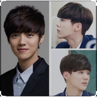 Short Men's wig Bangs Men's wig