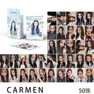 [50 PCS] Lomocard H2H Hearts2Hearts Carmen Hologram Photocard Group KPOP Freebies - Studio Strawberr
