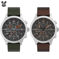 TIMEX TW4B26700 TW4B26800 Men's Watch Expedition Field Chronograph 43mm Mixed Material Fabric Strap 