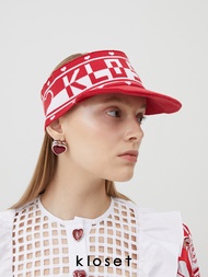 KLOSET Knit Cap (PS22-ACC007) หมวกนิตติ้งหัวใจ รัดศรีษะสามารถยืดได้